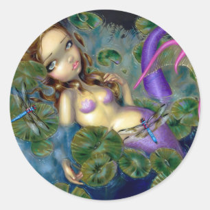Aufkleber "Dragonfly Mermaid"
