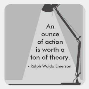 Aufkleber "Eine Unze Action"