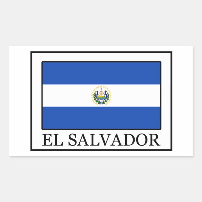 Aufkleber El Salvador (Vorderseite)