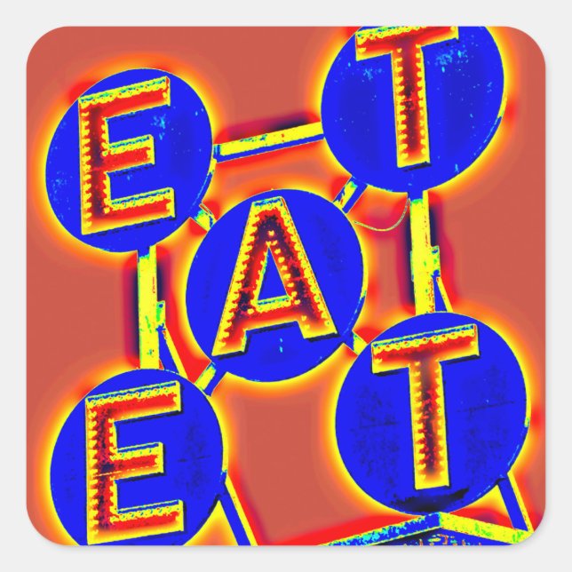 Aufkleber essen (Vorderseite)
