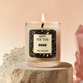 Aufkleber | Feierliches Sechs Drei-in-Happy New Ye