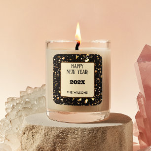 Aufkleber   Feierliches Sechs Drei-in-Happy New Ye