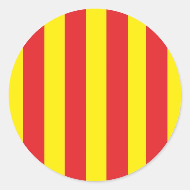 Aufkleber Flagge der Provence (Vorderseite)