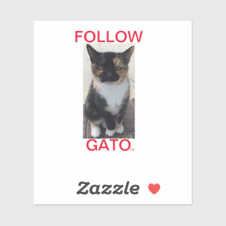 Aufkleber FOLLOW GATO2, Alle Karten