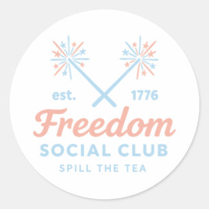 Aufkleber "Freedom Social Club"