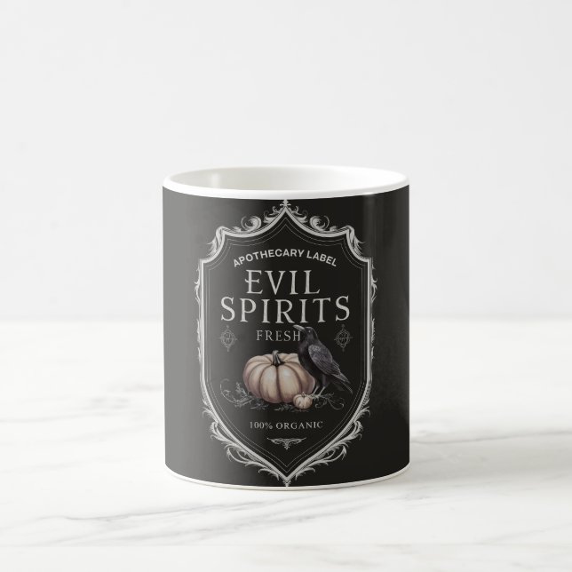 Aufkleber "Fresh Evil Spirits" Kaffeetasse (Mittel)