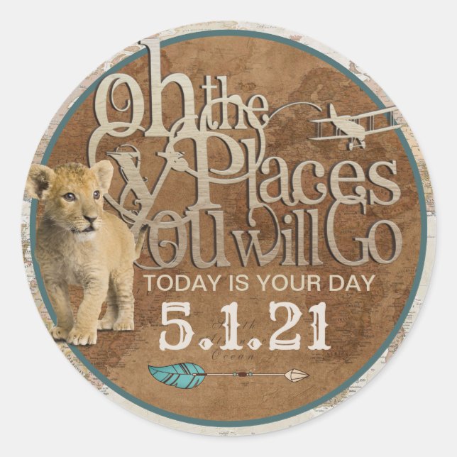 Aufkleber für Abenteuer (Vorderseite)