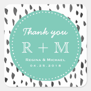 Aufkleber für Abstrakte Muster der Gastgeschenk Ho