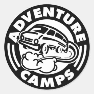 Aufkleber für Adventure Camps
