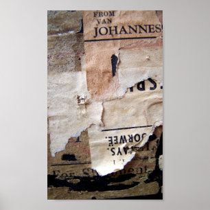 Aufkleber für Altgepäck Poster