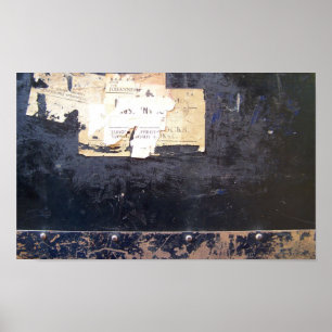 Aufkleber für Altgepäck Poster