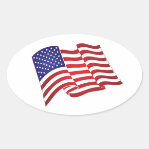 Aufkleber für amerikanische Flaggen