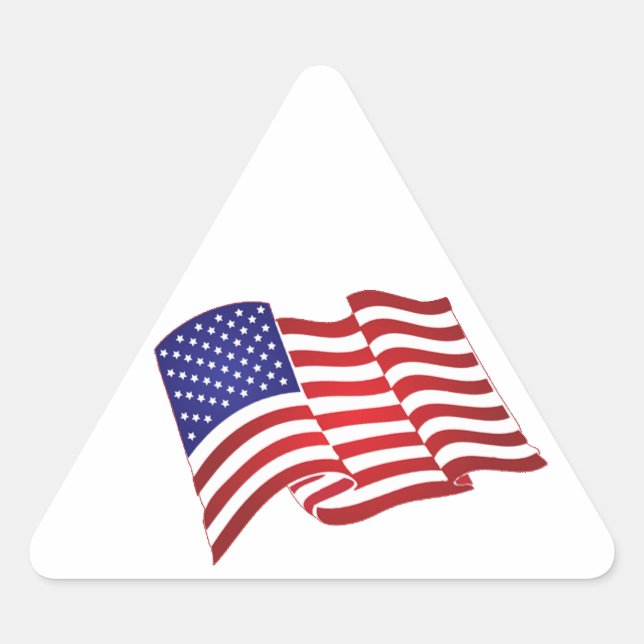 Aufkleber für amerikanische Flaggen (Vorderseite)