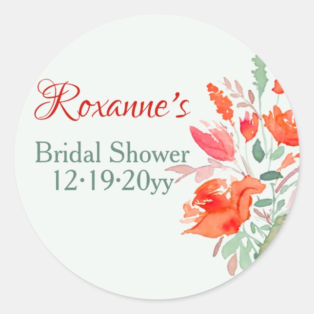 Aufkleber für Aquarellfarben (Vorderseite)