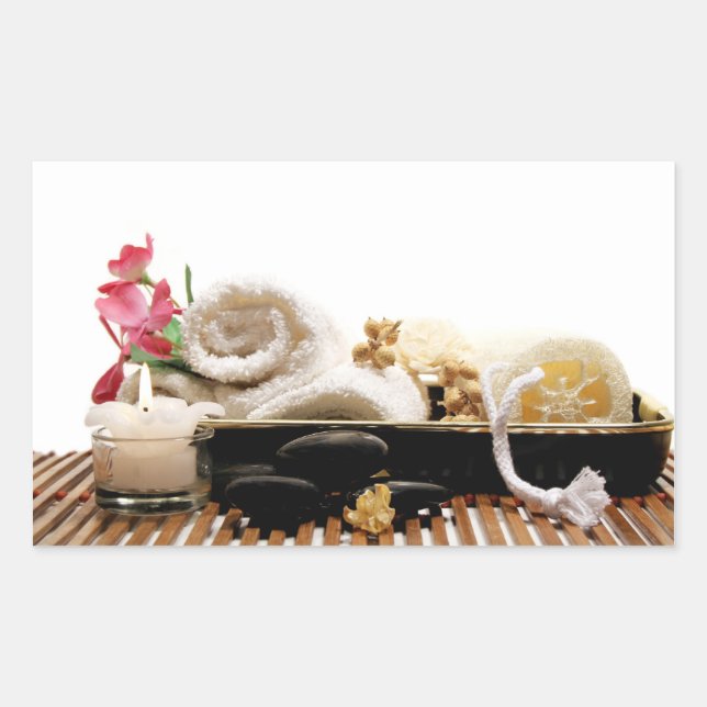 Aufkleber für asiatische Wellness-Center (Vorderseite)