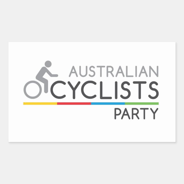 Aufkleber für australische Party (Vorderseite)