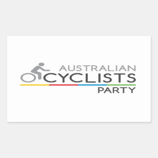 Aufkleber für australische Party