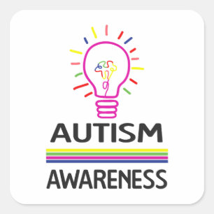 Aufkleber für Autismus - Aufkleber zur Aufklärung