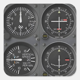 Aufkleber für Avionikgeräte