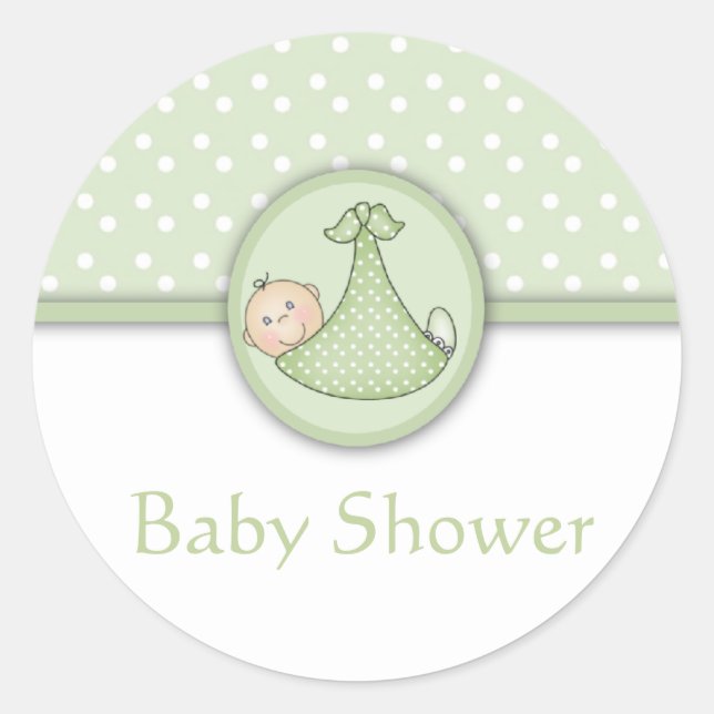 Aufkleber für Babyduschen (Vorderseite)