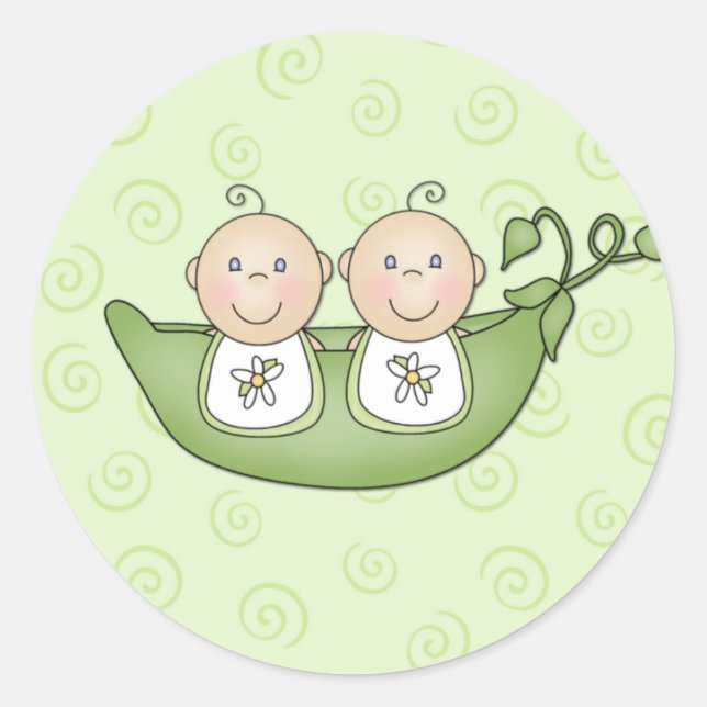 Aufkleber für Babyduschen (Vorderseite)