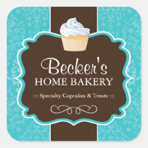 Aufkleber für Bäckereiverpackungen