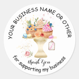 Aufkleber für Bäckereiverpackungen