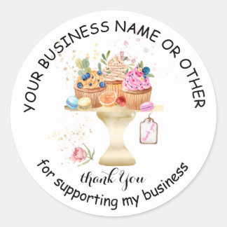 Aufkleber für Bäckereiverpackungen