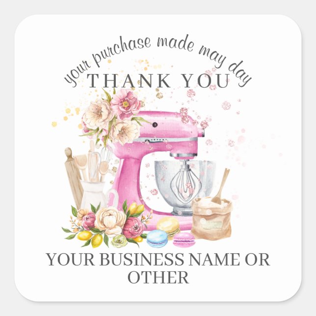 Aufkleber für Bäckereiverpackungen (Vorderseite)