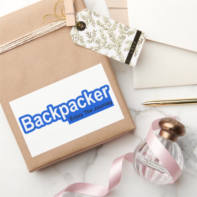 Aufkleber für Backpacker (Schenken)