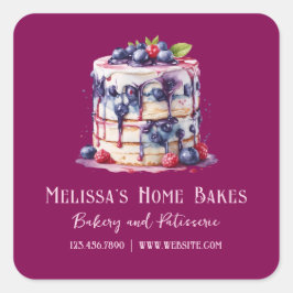 Aufkleber für Backwaren