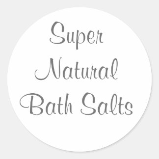 Aufkleber für Badesalze