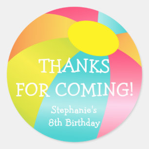 Aufkleber für Beach Ball Summer Time Fun