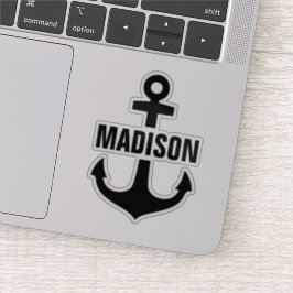 Aufkleber für benutzerdefinierte Ankernamen