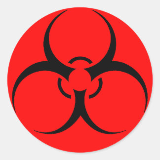 Aufkleber für Biogefährdungen