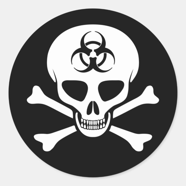 Aufkleber für Biogefährdungen (Vorderseite)