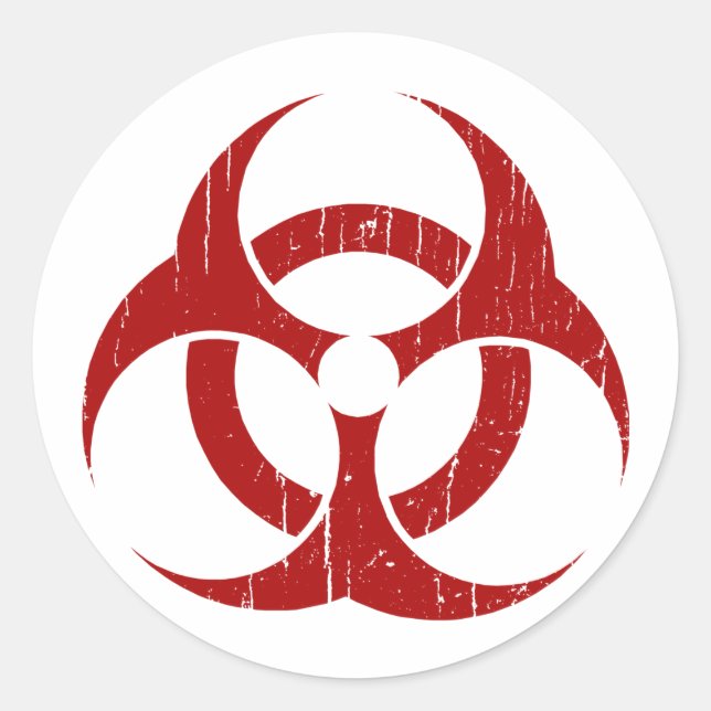 Aufkleber für Biogefährdungen (Vorderseite)