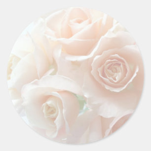 Aufkleber für blasskoralle Rose