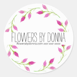 Aufkleber für Blume