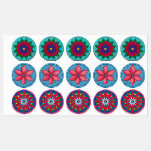 Aufkleber für Blume