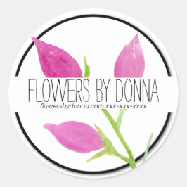 Aufkleber für Blume