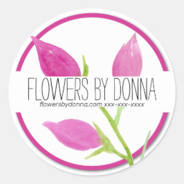 Aufkleber für Blume