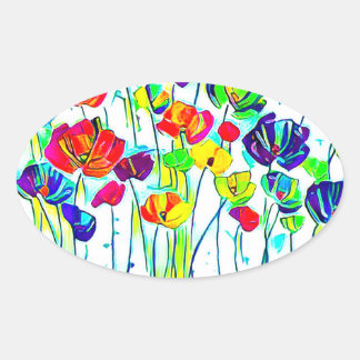 Aufkleber für Blume