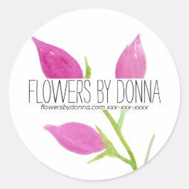 Aufkleber für Blume