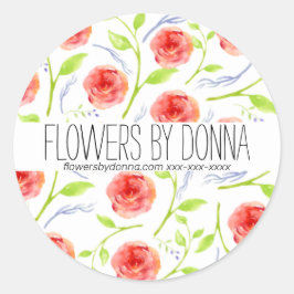 Aufkleber für Blume