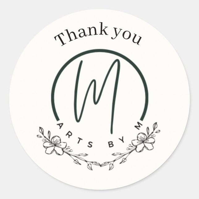 Aufkleber für Blumengeschäfte (Vorderseite)