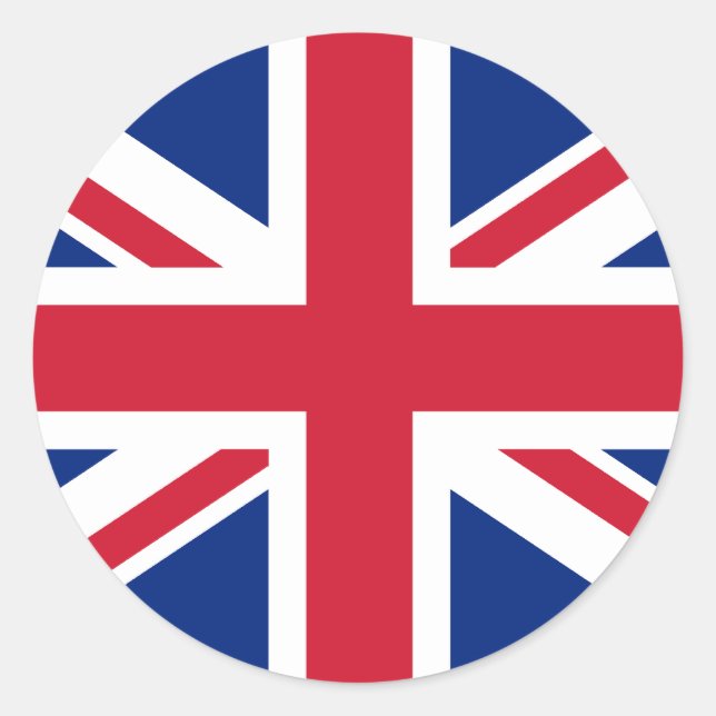 Aufkleber für britische Flagge (Vorderseite)