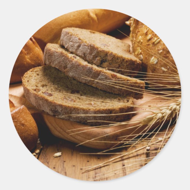 Aufkleber für Brot und Weizen (Vorderseite)