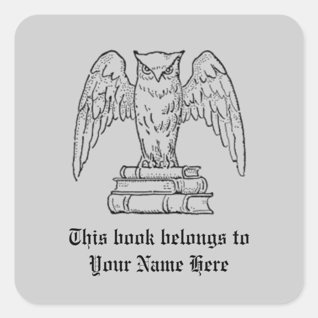 Aufkleber für Buchnamen individuell anpassen (Vorderseite)