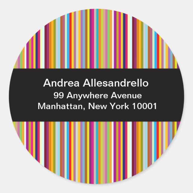 Aufkleber für Business-Zuhause-Rücksendeadressen-A (Vorderseite)